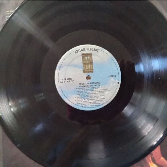 Jackson Browne Running on Empty Vinyl Record Album 1977 Asylum Records - Picture 3 of 9